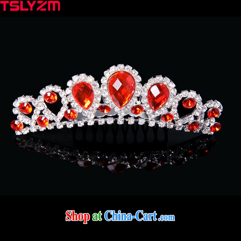 Tslyzm bridal jewelry Crown Chinese crown and ornaments wedding jewelry wedding dresses accessories dresses the mandatory red wedding mandatory, Tslyzm, shopping on the Internet