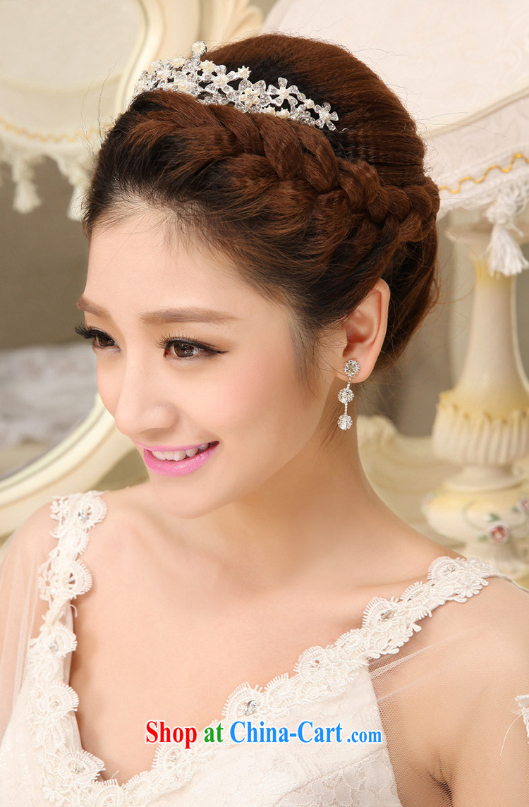 Tslyzm crown and ornaments bride Korean jewelry Pearl flowers marriage wedding wedding costume dramas, the band pictures, price, brand platters! Elections are good character, the national distribution, so why buy now enjoy more preferential! Health