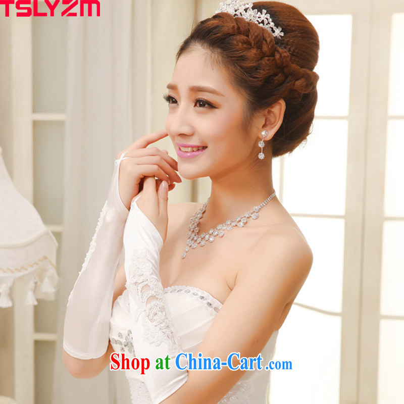 The angels, according to bridal jewelry 3 piece set with Korean-style necklace earrings crown and ornaments wedding jewelry wedding dresses accessories jewelry set link 8, Tslyzm, shopping on the Internet