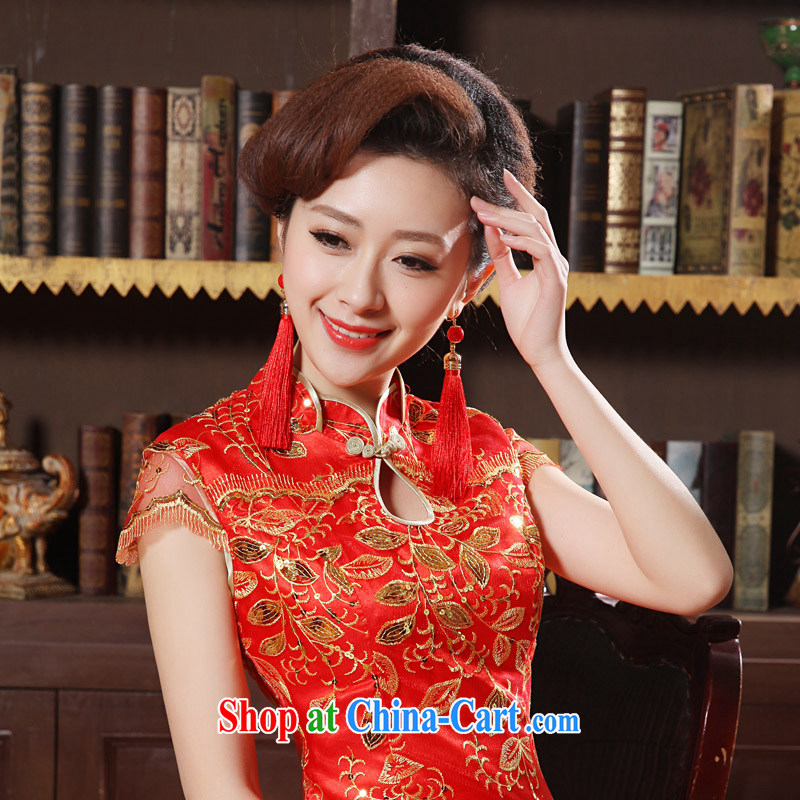 The angels, in accordance with new bridal jewelry wedding accessories China wind featured bridal toast ear circulation, classic red flow, no if they pierced their ears ear clip pictures, price, brand platters! Elections are good character, the national distribution, so why buy now enjoy more preferential! Health