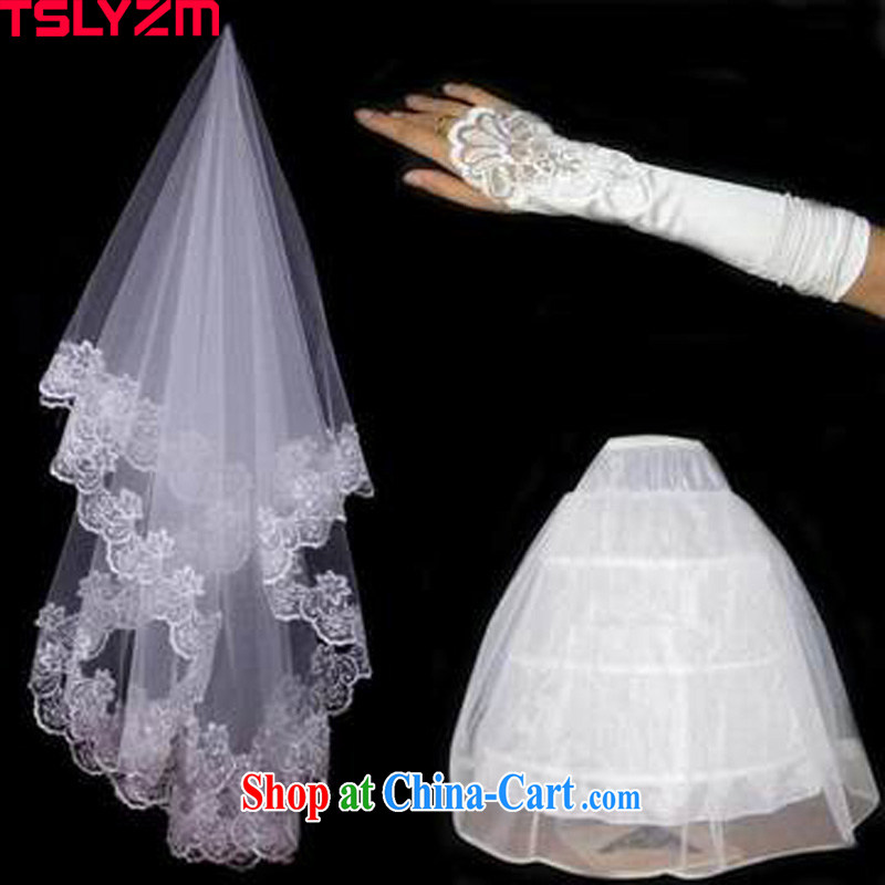 The angels, according to 2015 new accessories wedding dresses Princess bride and yarn gloves skirt stays bridal accessories 3 piece wedding 3 piece kit, Tslyzm, shopping on the Internet