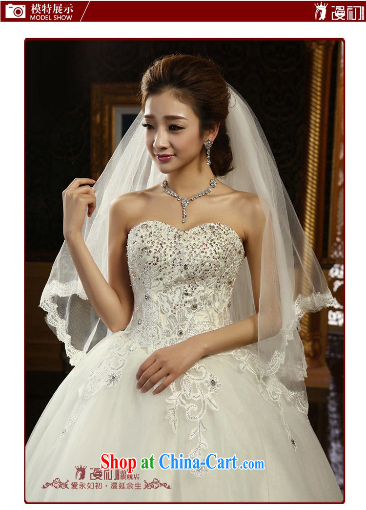 Early definition 2015 New Head yarn hot brides and legal wedding accessories double lace lace thumb yarn white 80 - 100 CM pictures, price, brand platters! Elections are good character, the national distribution, so why buy now enjoy more preferential! Health