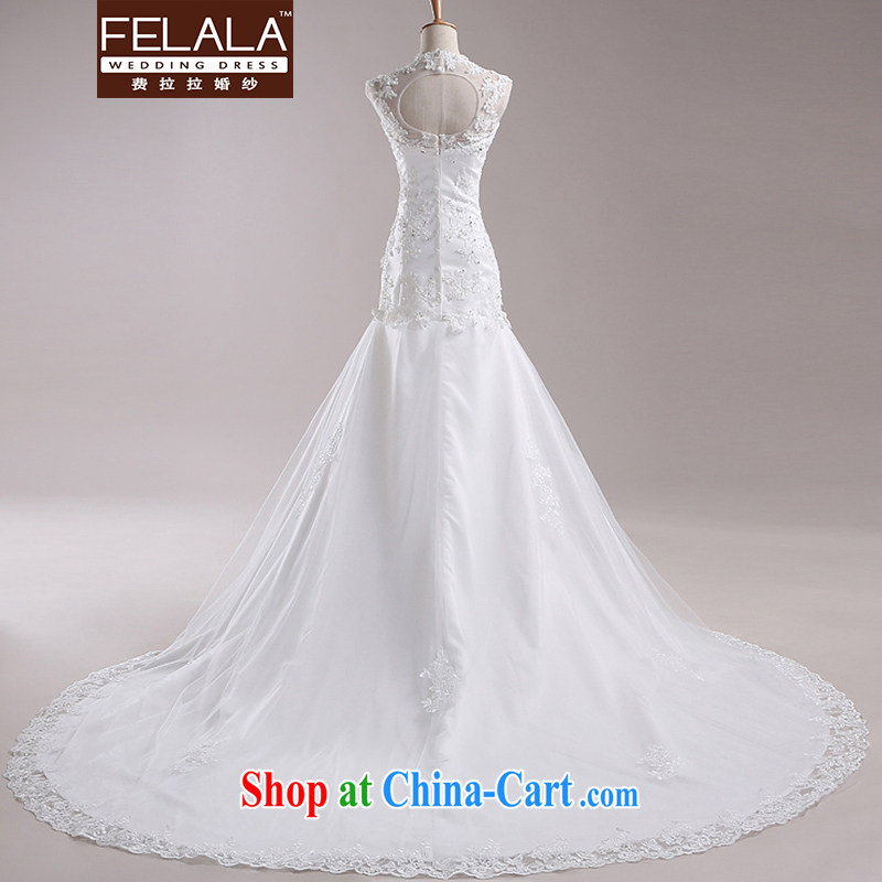 Ferrara 2015 new wedding dresses stylish Korean code thick MM graphics thin wedding dress female marriages crowsfoot-tail M, La wedding (FELALA), shopping on the Internet