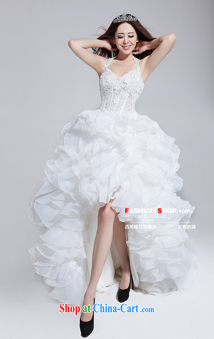 wedding dresses, marry us performing arts 2015 new mount also Korean wedding before after a short drag HT 737 bridal wedding ivory L pictures, price, brand platters! Elections are good character, the national distribution, so why buy now enjoy more preferential! Health