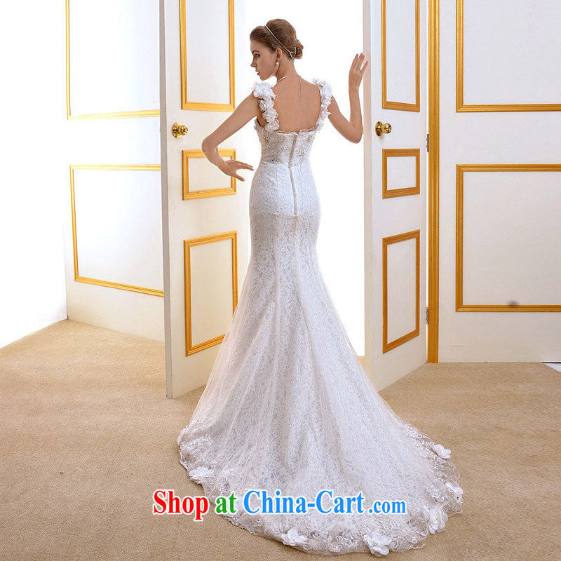 The bride's 2015 new lace-crowsfoot wedding manual three-dimensional flowers, luxury Diamond Wedding 503 L, the bride, shopping on the Internet