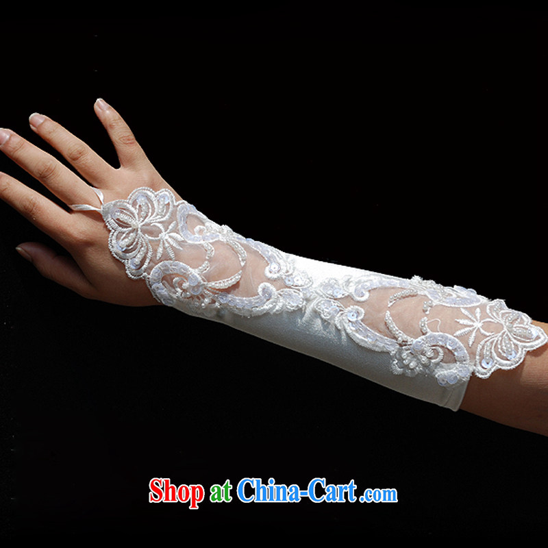Dream of the day wedding dresses accessories exclusive wedding dresses Korean head yarn gloves skirt spreader wedding 3 piece 9 JT white, Dream of the day, shopping on the Internet