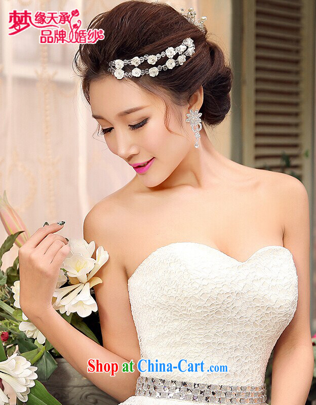 Dream of the day flash beautiful head-dress take high-end atmosphere with wedding dresses with can be Oh, bridal jewelry TSH 019 white, Dream of the day, shopping on the Internet