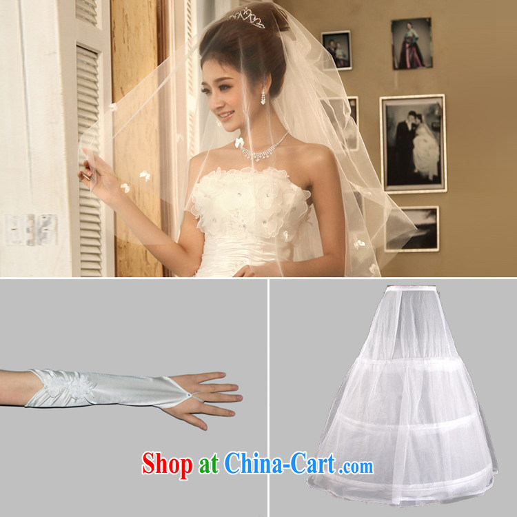 Dream of the day wedding dresses accessories Palace marriages mandatory wedding dresses Korean head yarn gloves skirt spreader wedding 3 piece 1 JT white pictures, price, brand platters! Elections are good character, the national distribution, so why buy now enjoy more preferential! Health
