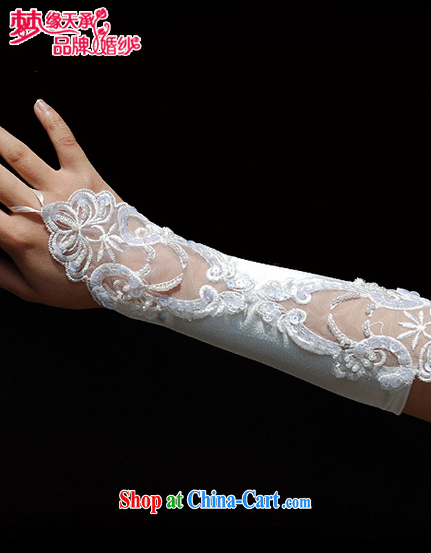 Dream of the day wedding dresses accessories wedding gloves without the gloves embroidered gloves computer lace gloves ST 31 white, Dream of the day, shopping on the Internet