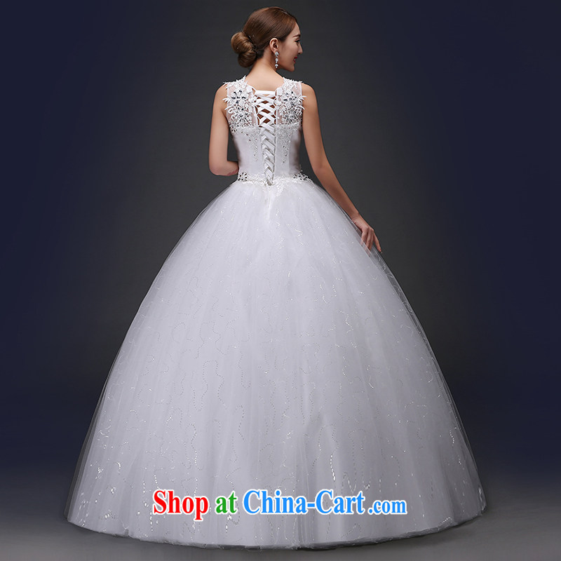 There is embroidery bridal a field package shoulder wedding dresses new 2015 Openwork lace Korean retro strap white XXXL Suzhou shipment and it is absolutely not a bride, shopping on the Internet