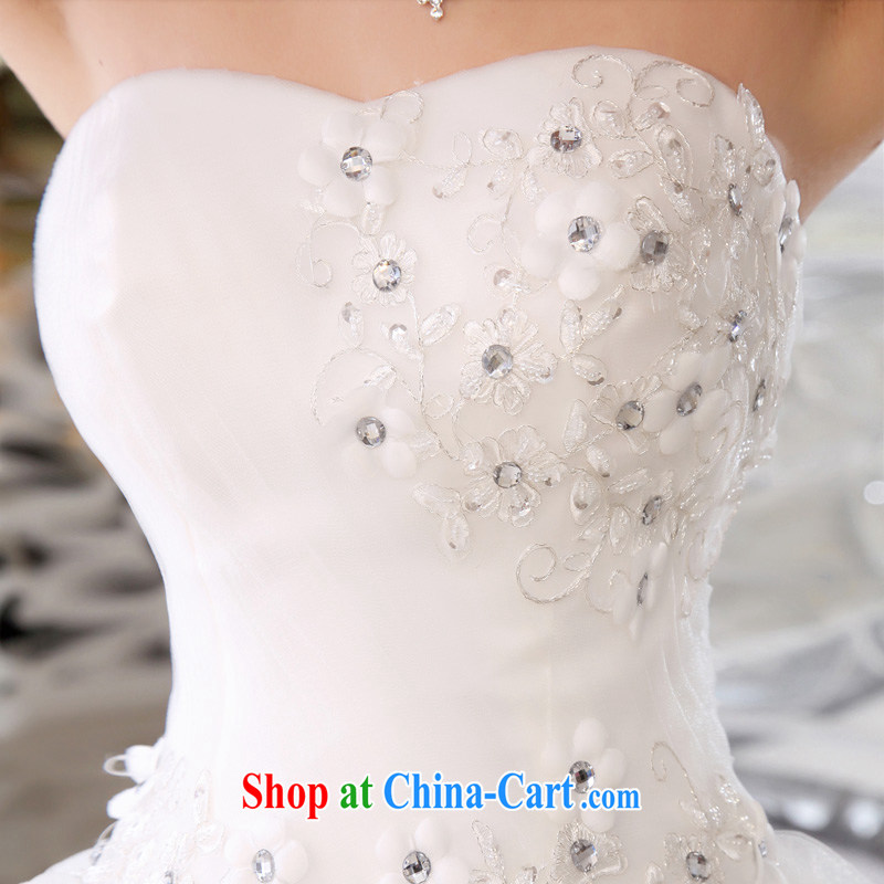 Dream of the day wedding dresses with bare chest, Japan, and South Korea 2015 new lace wedding dress white S, Dream of the day, shopping on the Internet