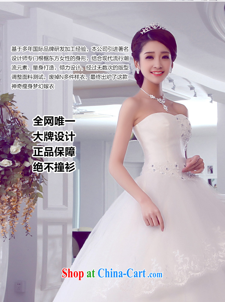 Dream of the day wedding dresses with bare chest, Japan, and South Korea 2015 new lace wedding dress white S pictures, price, brand platters! Elections are good character, the national distribution, so why buy now enjoy more preferential! Health