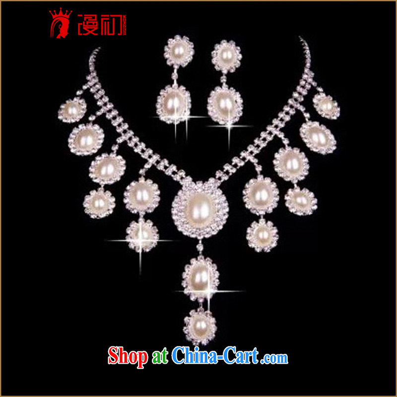 Early spread new 2015 bridal pearl necklaces bridal wedding jewelry wedding dresses accessories, diffuse, and shopping on the Internet