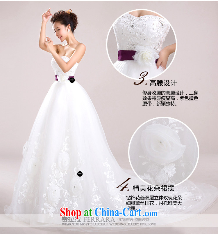 Ferrara 2015 new erase chest marriages wedding Korean Princess flowers shaggy yarn large-tail large, white XL Suzhou shipping pictures, price, brand platters! Elections are good character, the national distribution, so why buy now enjoy more preferential! Health