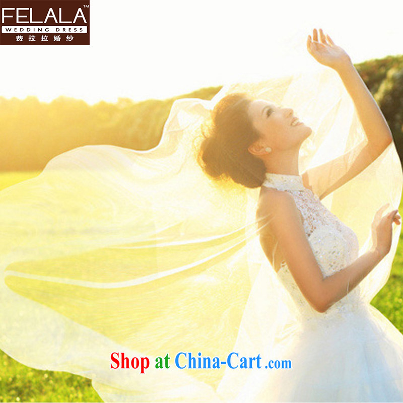 Ferrara marriages 2015 new large, Korean-style is also retro lace high waist wedding dresses spring white M Suzhou shipping, La wedding (FELALA), online shopping