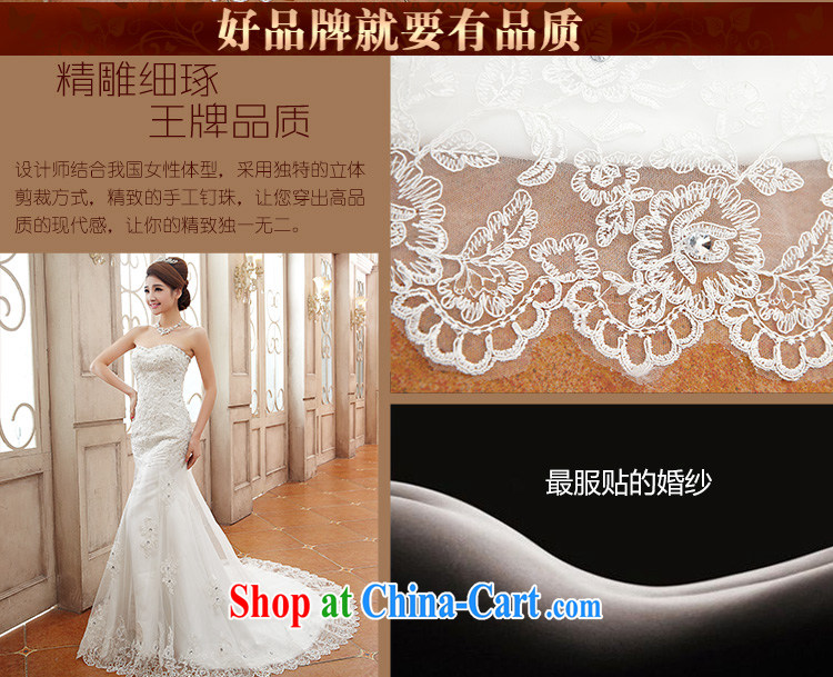 Jessica covers wedding dresses 2014 new stylish and wipe the chest, small tail bridal crowsfoot female marriages 2108 m White XL pictures, price, brand platters! Elections are good character, the national distribution, so why buy now enjoy more preferential! Health