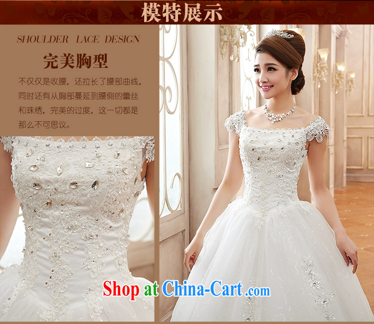 Jessica covers marriages wedding dresses new 2014 spring and trendy, Korean version lace with a shoulder shoulders 2112 white XL pictures, price, brand platters! Elections are good character, the national distribution, so why buy now enjoy more preferential! Health