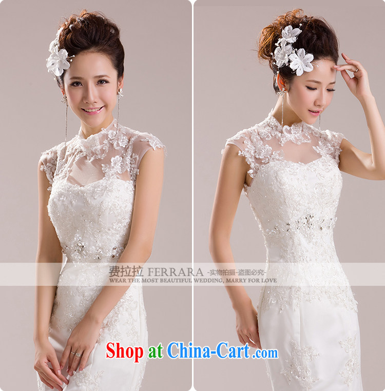 Ferrara 2015 new wedding retro, for lace the Field shoulder shoulder crowsfoot small tail spring large, white will do not return pictures, price, brand platters! Elections are good character, the national distribution, so why buy now enjoy more preferential! Health