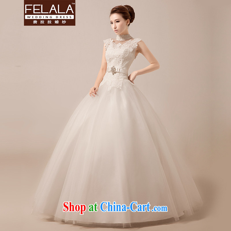 Ferrara wedding dresses 2015 new rose blossoms, diamond shaggy yarn retro, for winter Princess, wedding white XL Suzhou shipping, La wedding (FELALA), online shopping