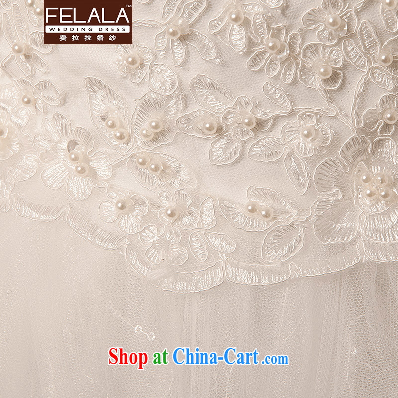 Ferrara 2015 new sweet field shoulder wedding Korean-style Princess lace graphics thin shaggy yarn stars with white. Do not return, La wedding (FELALA), and, on-line shopping