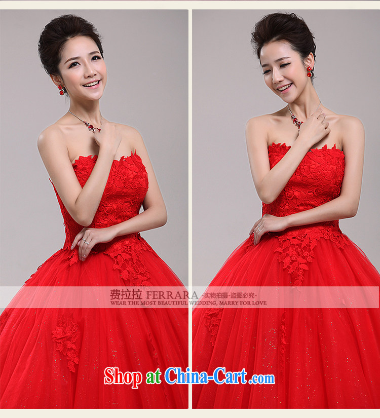 Ferrara 2013 New Red very wang wedding simple lace bare chest shaggy winter skirt the Code Red will do not return pictures, price, brand platters! Elections are good character, the national distribution, so why buy now enjoy more preferential! Health