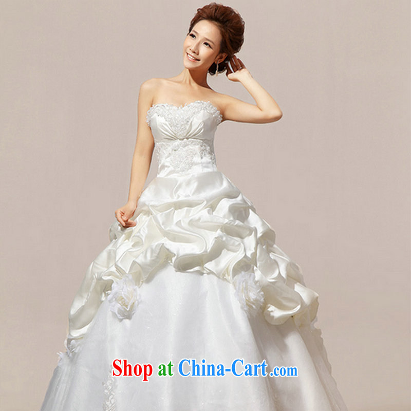It is also optimized condolence new 2014 Korean sweet Princess Mary Magdalene chest graphics thin bridal gown with wedding dresses XS 1061 white XXL, yet also optimize their swords into plowshares, and shopping on the Internet