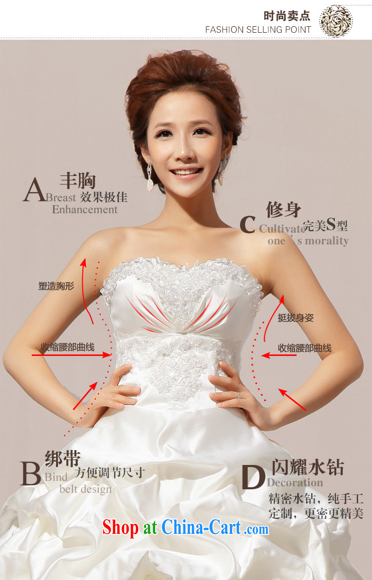 It is also optimized condolence new 2014 Korean sweet Princess Mary Magdalene chest graphics thin bridal gown with wedding dresses XS 1061 white XXL pictures, price, brand platters! Elections are good character, the national distribution, so why buy now enjoy more preferential! Health