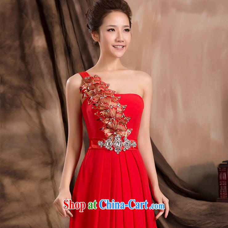It is also optimized condolence new stylish light single shoulder dress bridal dresses Korean-style toast XS serving the 1066 red XXL pictures, price, brand platters! Elections are good character, the national distribution, so why buy now enjoy more preferential! Health