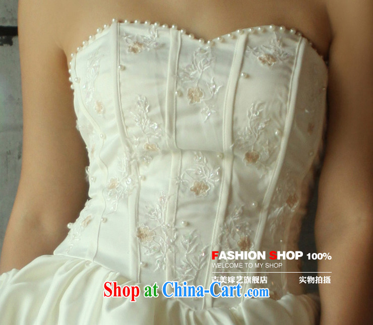 Korean version of the new ultra-extreme luxury tail wedding 2M tail bridal wedding dresses HT 026 bridal wedding ivory L pictures, price, brand platters! Elections are good character, the national distribution, so why buy now enjoy more preferential! Health