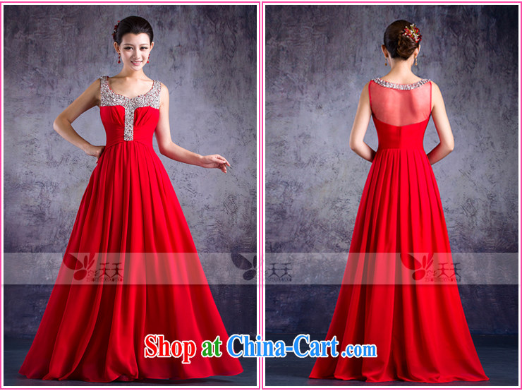 Mrs Alexa Lam go scot new 2014 Evening Dress double-shoulder straps long, bridal wedding dress 33,262 red M (waist 2.2) pictures, price, brand platters! Elections are good character, the national distribution, so why buy now enjoy more preferential! Health