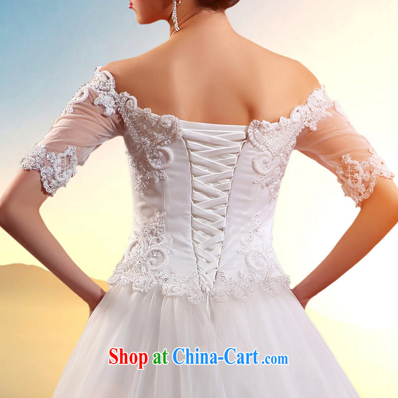 The bride's 2015 new wedding lace a Field shoulder shaggy wedding cuff in graphics thin wedding A L 529, a bride, and shopping on the Internet