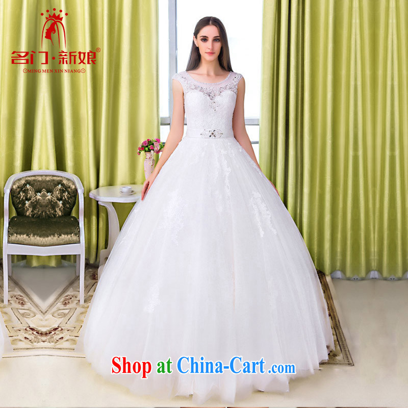 The bride's 2015 new shaggy wedding Princess wedding lace package shoulder the skirt with wedding 534 M