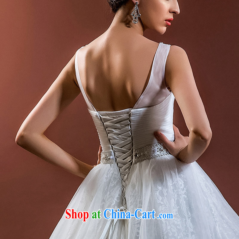 The bride's 2015 new stylish simplicity wedding in Europe the design graphics thin wedding 579 L, the bride, shopping on the Internet