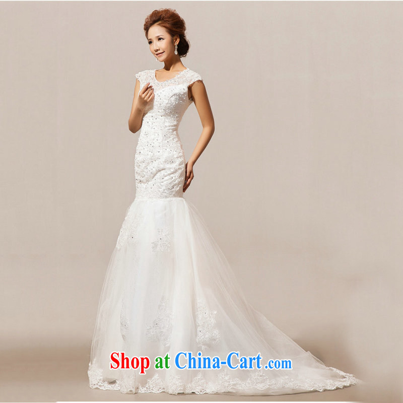 There's a new winter, drag and drop the field shoulder lace wedding XS 7018 m White XXL, it's a, and shopping on the Internet