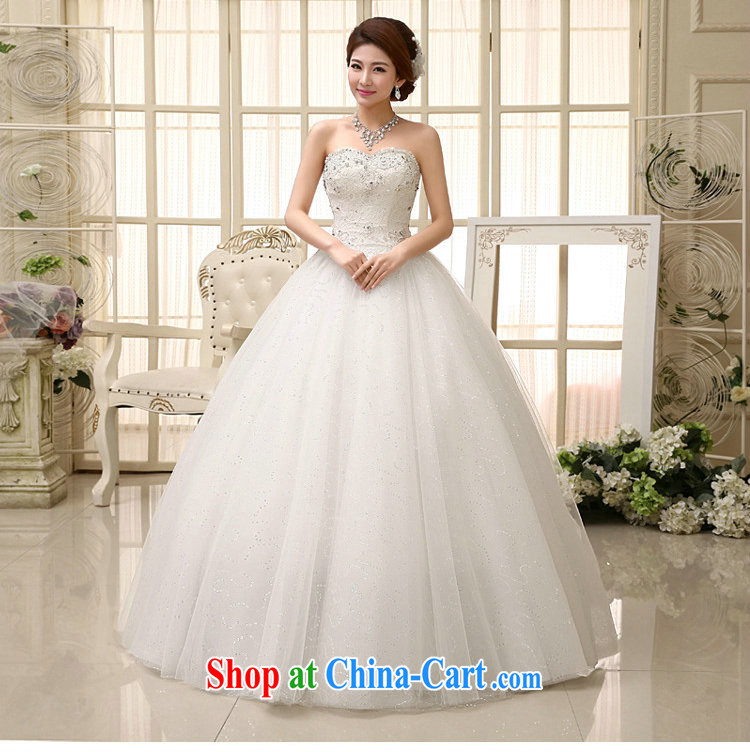 There is a Korean style sweet bridal light V collar white Korean married women spring loaded with wedding dresses 2014 new XS 0841 white XXL pictures, price, brand platters! Elections are good character, the national distribution, so why buy now enjoy more preferential! Health