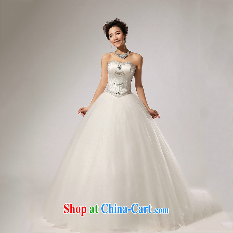 There's a bare chest wood drill with shaggy dress wedding fall wedding dresses XS 5227 m White XXL, yet, and that, on-line shopping