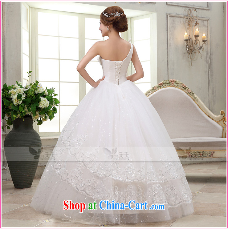 Mrs Alexa Lam go scot marriages married Yi single shoulder flowers tied with graphics thin wedding dresses Korean-style elegant home by 66,582 white L (2.4) pictures, price, brand platters! Elections are good character, the national distribution, so why buy now enjoy more preferential! Health