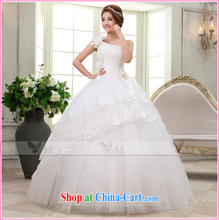 Mrs Alexa Lam go scot marriages married Yi single shoulder flowers tied with graphics thin wedding dresses Korean-style elegant home by 66,582 white L (2.4) pictures, price, brand platters! Elections are good character, the national distribution, so why buy now enjoy more preferential! Health