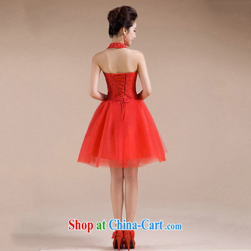 Still, 12,014 new summer small dress is also toast Service Bridal short, short dress beauty Evening Dress dress XS 6621 red XXL, yet, and, shopping on the Internet