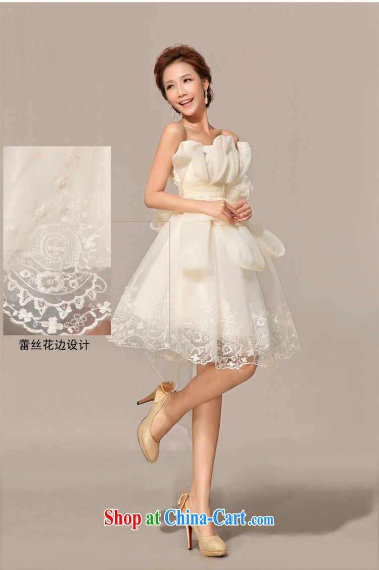 wedding dresses 2014, Princess Mary Magdalene chest marriages, short dresses bridesmaid dresses small toast serving short XS 338 champagne color XXL pictures, price, brand platters! Elections are good character, the national distribution, so why buy now enjoy more preferential! Health