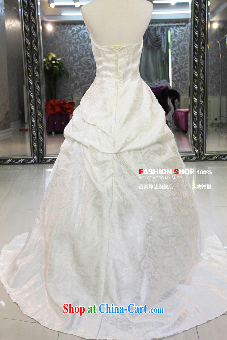 wedding dresses Jimmy married arts 2015 new erase chest Korean Princess skirt tail HT 090 bridal wedding champagne color XXL pictures, price, brand platters! Elections are good character, the national distribution, so why buy now enjoy more preferential! Health