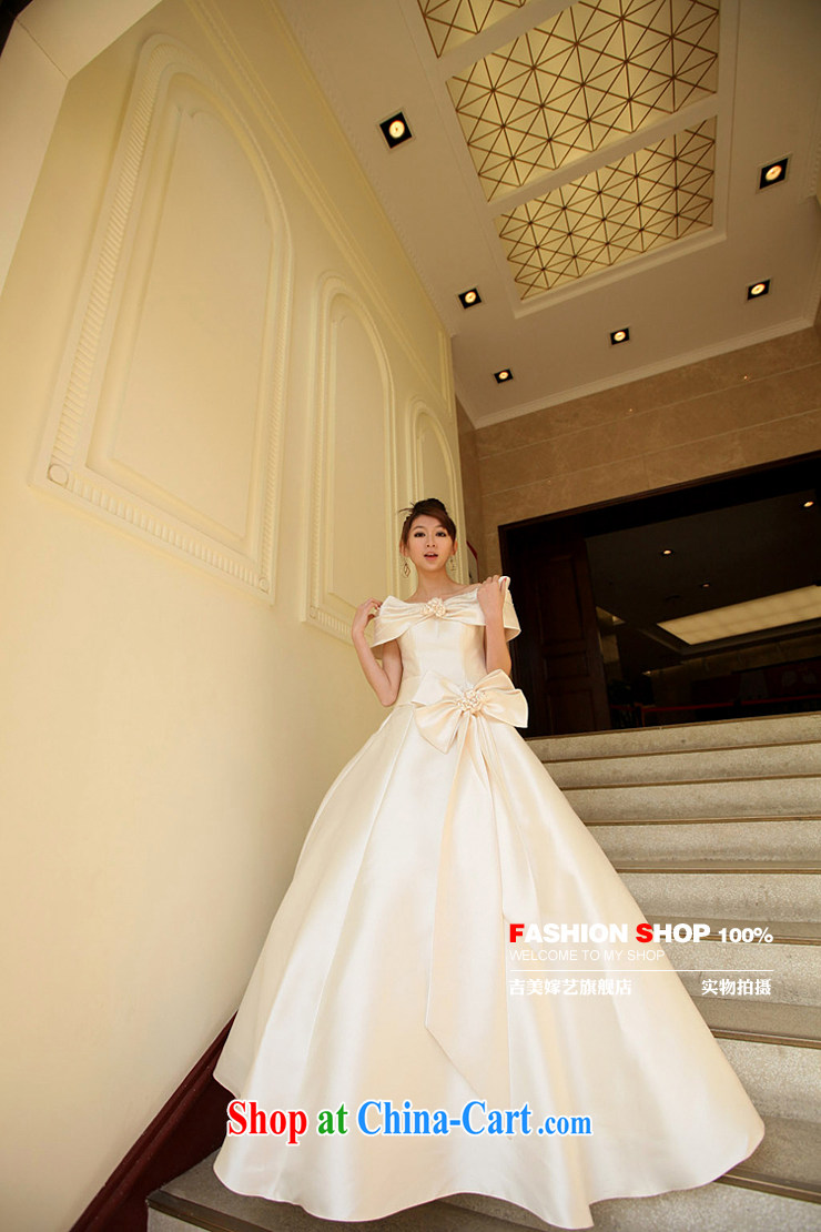 wedding dresses Jimmy married arts 2014 New Field shoulder Korean shaggy dress with HS 503 bridal wedding champagne color XXL pictures, price, brand platters! Elections are good character, the national distribution, so why buy now enjoy more preferential! Health