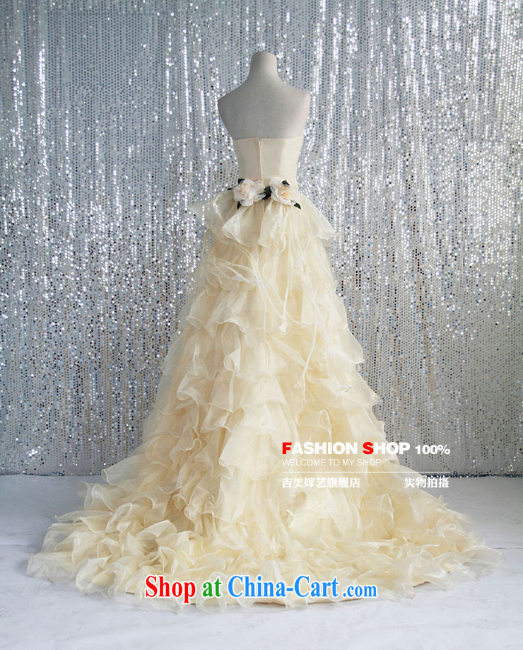 wedding dresses, marry us performing arts 2015 new erase chest Korean short before long-tail HT 091 bridal wedding champagne color L pictures, price, brand platters! Elections are good character, the national distribution, so why buy now enjoy more preferential! Health