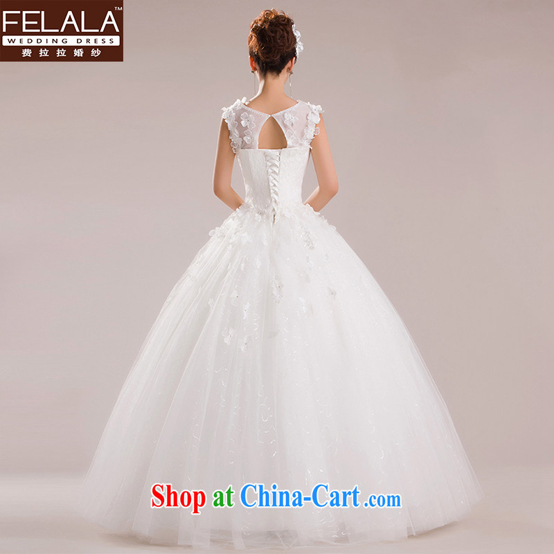 Ferrara 2015 new wedding dresses Korean marriages shaggy skirts water-soluble lace flowers away yarn XL Suzhou shipping, La wedding (FELALA), and, on-line shopping