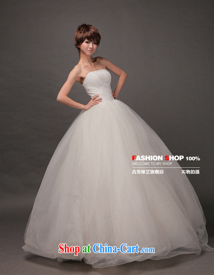 wedding dresses Jimmy married arts 2015 new erase chest Korean shaggy skirts HS 189 bridal wedding white S pictures, price, brand platters! Elections are good character, the national distribution, so why buy now enjoy more preferential! Health