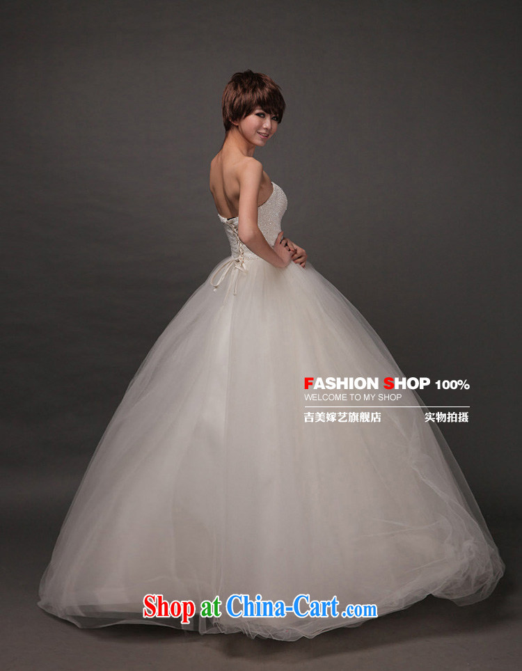 wedding dresses Jimmy married arts 2015 new erase chest Korean shaggy skirts HS 189 bridal wedding white S pictures, price, brand platters! Elections are good character, the national distribution, so why buy now enjoy more preferential! Health
