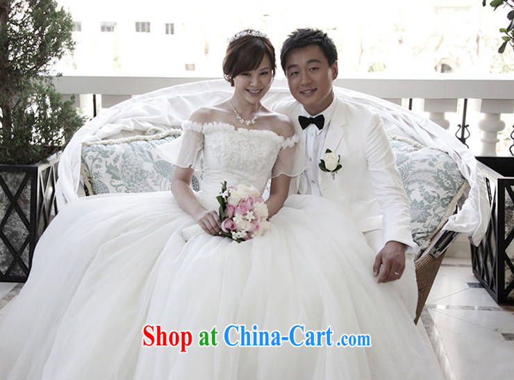 wedding dresses, marry us arts 2015 New Field shoulder Korean shaggy skirts HS 309 bridal wedding white XL pictures, price, brand platters! Elections are good character, the national distribution, so why buy now enjoy more preferential! Health