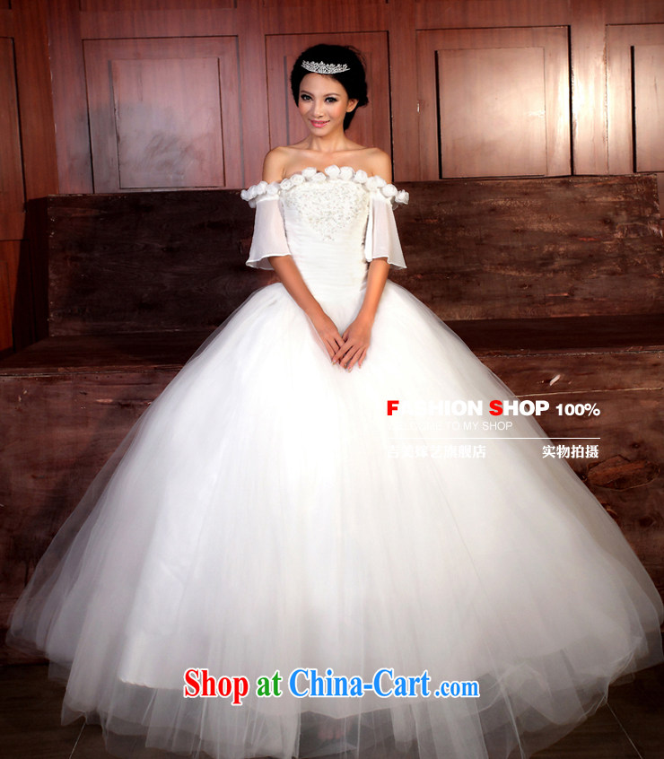 wedding dresses, marry us arts 2015 New Field shoulder Korean shaggy skirts HS 309 bridal wedding white XL pictures, price, brand platters! Elections are good character, the national distribution, so why buy now enjoy more preferential! Health