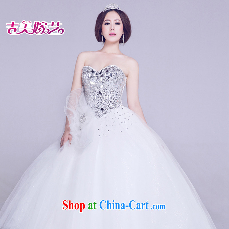 wedding dresses, marry us performing arts 2015 new erase chest Korean shaggy skirts HS 807 bridal wedding white XXXL