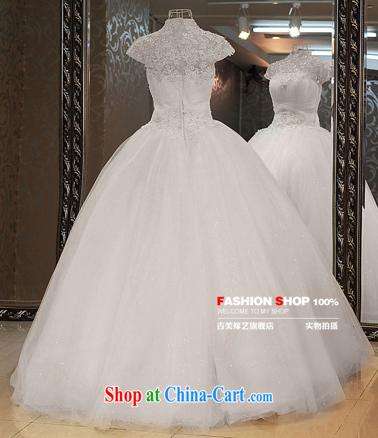 wedding dresses Jimmy married arts 2015 new bag shoulder Korean shaggy skirts HS 939 bridal wedding white S pictures, price, brand platters! Elections are good character, the national distribution, so why buy now enjoy more preferential! Health